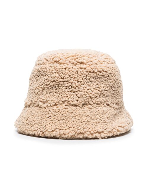 Ruslan Baginskiy Teddy faux-shearling bucket hat