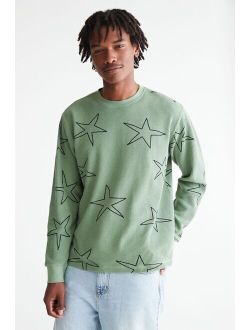 OBEY UO Exclusive Stars Thermal Long Sleeve Tee