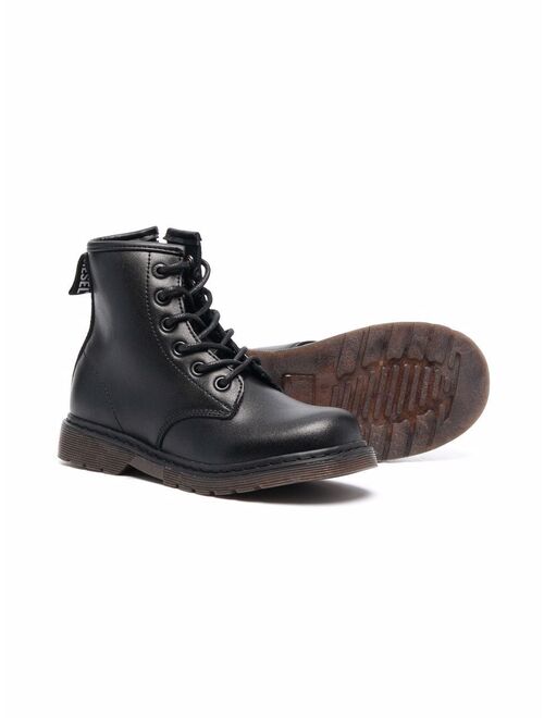 Diesel Kids ankle leather boots
