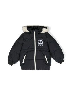 Panda puffer jacket