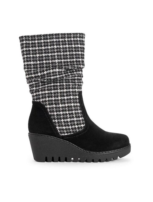 MUK LUKS Vermont Stowe Women's Wedge Boots