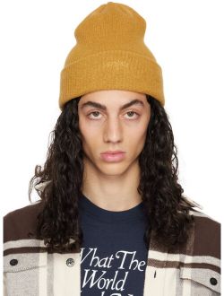 Noah Yellow Embroidered Beanie