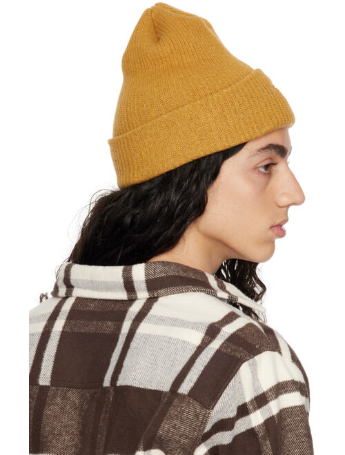 Noah Yellow Embroidered Beanie