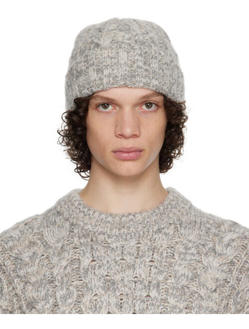 JOSEPH Gray Marled Beanie