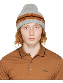 ZEGNA Gray Techmerino Beanie
