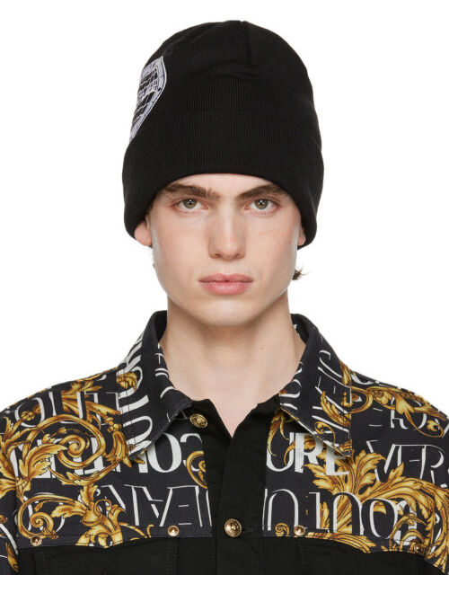 Versace Jeans Couture Black Space Beanie