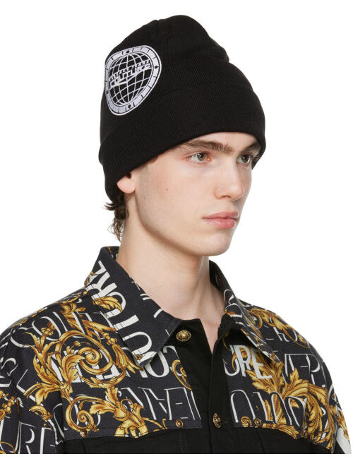 Versace Jeans Couture Black Space Beanie