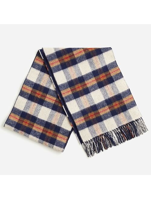 Abraham Moon & Sons for J.Crew double-faced scarf in English wool