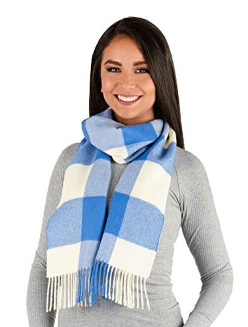 Incredible Natural Creations from Alpaca - INCA Brands Inca Fashions - 100% Pure Baby Alpaca Buffalo Plaid Scarf for Men and Women