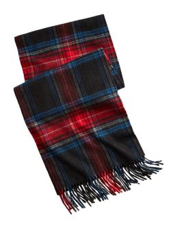 Men's Plaid Cashmere Scarf, Created for Macy's