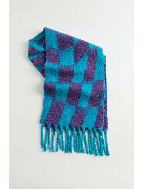 Hansel From Basel Checker Scarf