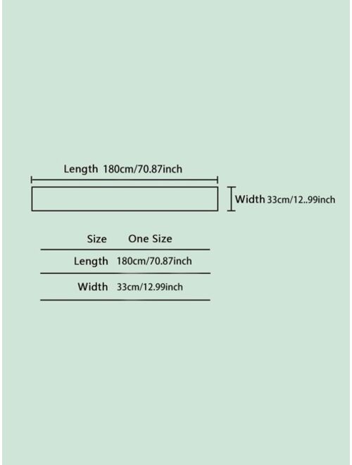 Men Striped Pattern Fringe Trim Scarf