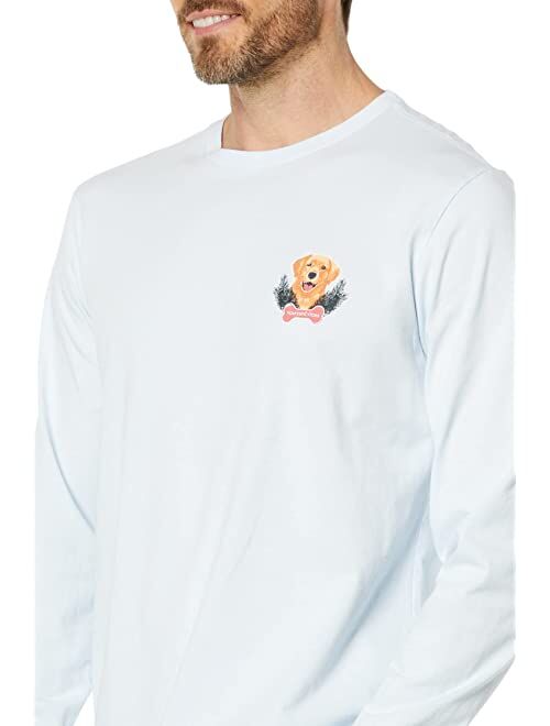 Vineyard Vines Merry Christmas Pup Long Sleeve Tee