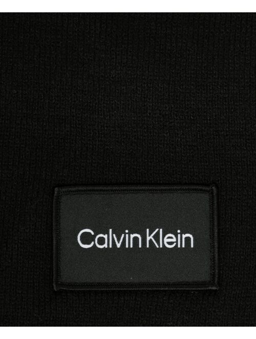 Calvin Klein Men's Woven Patch Logo Scarf