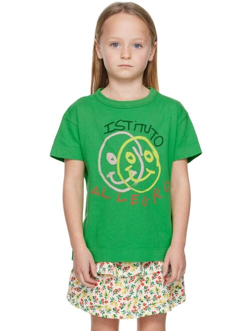 THE ANIMALS OBSERVATORY Kids Green Rooster T-Shirt