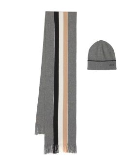 BOSS Frizzante hat and scarf set