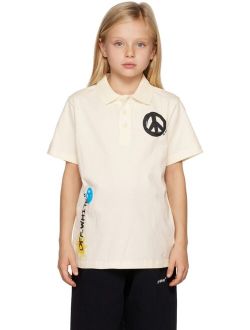 Kids Off-White Sun & Peace Polo