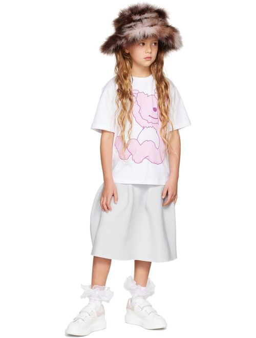 CRLNBSMNS SSENSE Exclusive Kids White & Pink Bear T-Shirt