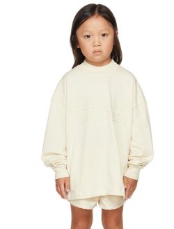ESSENTIALS Kids Off-White Logo Long Sleeve T-Shirt