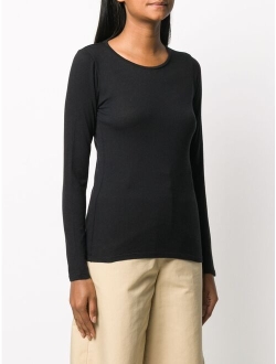 Majestic Filatures long sleeved round-neck top
