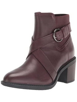 Scene Strap Women's Leather Ankle Boots
