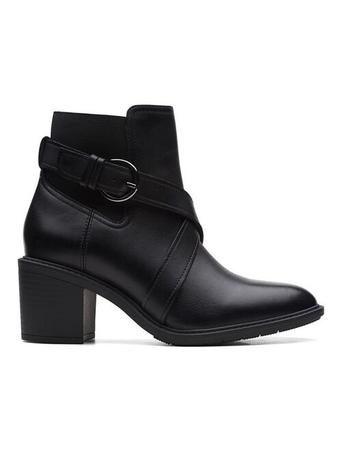 Clarks Scene Strap Women's Leather Ankle Boots