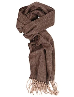 Runtlly Men's Winter Scarf Soft Classic Cashmere Feel Scarves Unisex