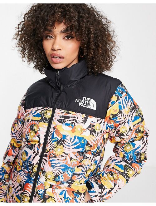 The North Face 1996 Reto Nuptse jacket in multi