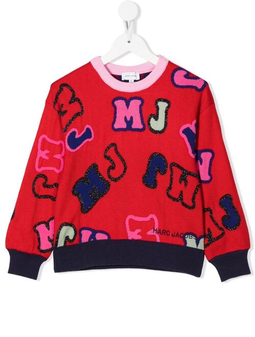 Marc Jacobs Kids logo-print jumper
