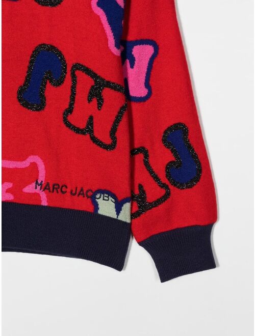 Marc Jacobs Kids logo-print jumper
