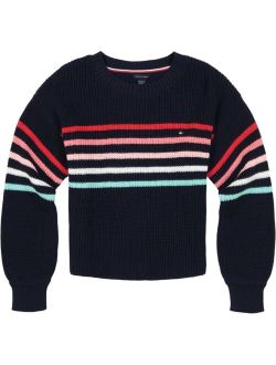 Big Girls Multicolor Stripe Sweater