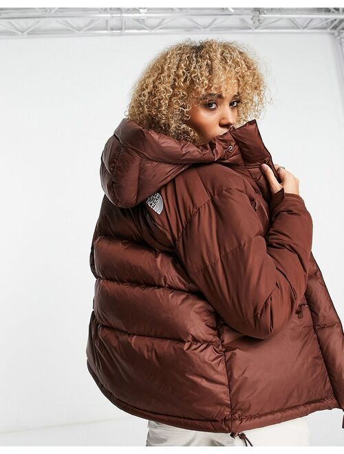 The North Face Himalayan down parka coat in brown