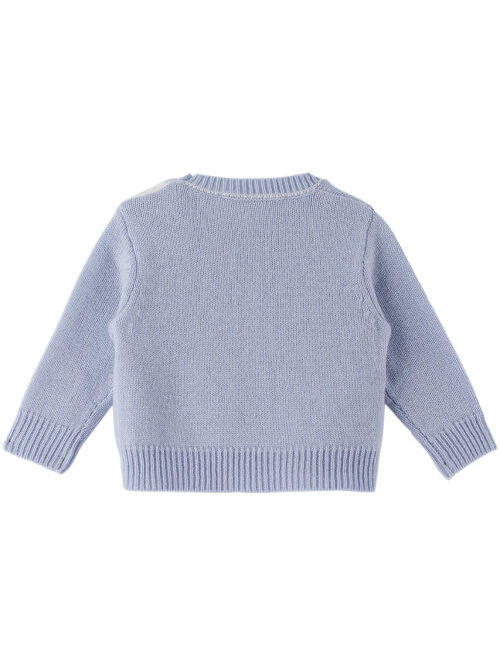 MARNI Baby Blue Logo Sweater