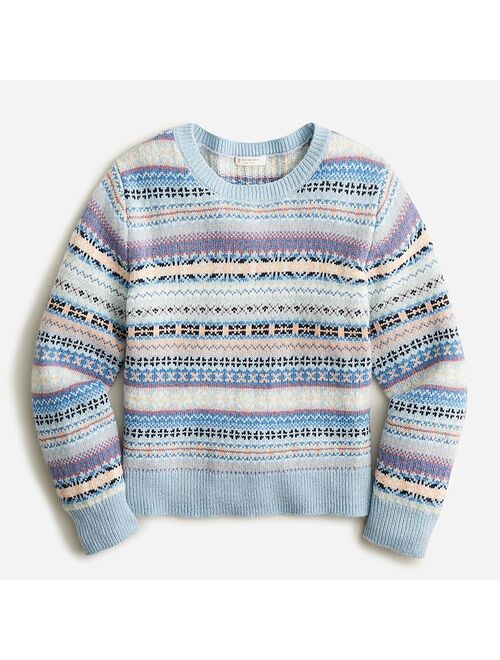 J.Crew Kids' Fair Isle crewneck sweater