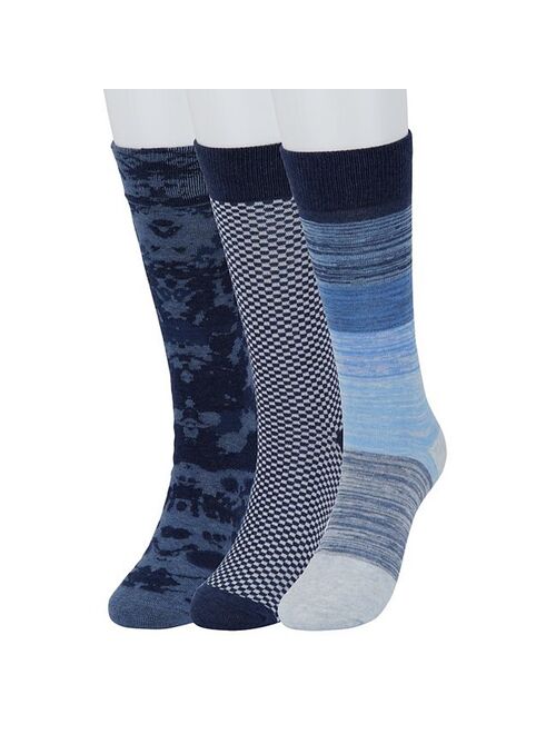 Men's Sonoma Goods For Life 3-pack Patterned Dress Socks
