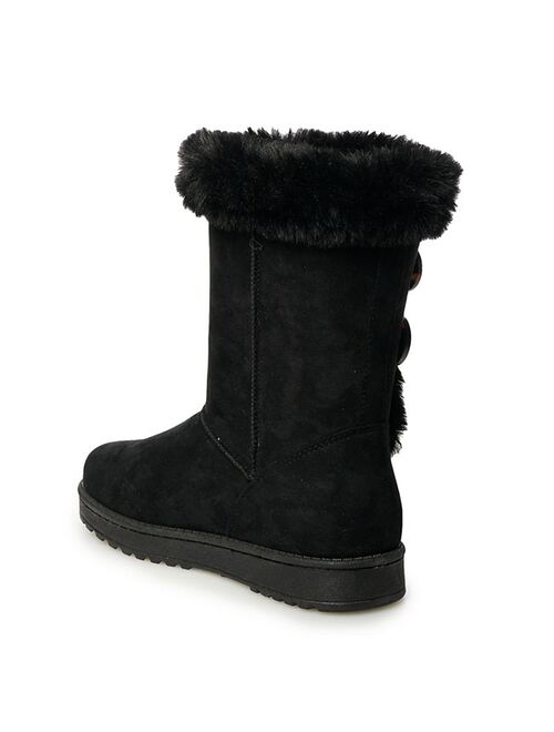 SO Abigail Women's Faux-Fur Winter Boots