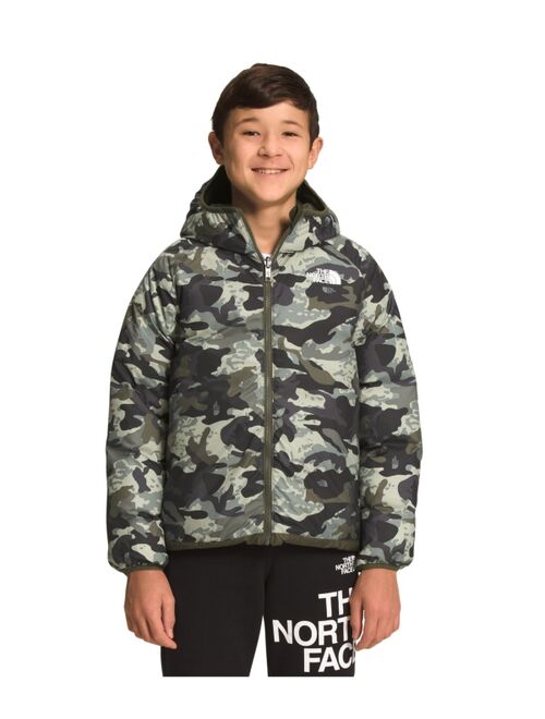 The North Face Big Boys Printed Reversible North Down Hooded Jacket