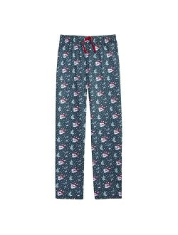 Girls' Holiday Print Pajama Pants