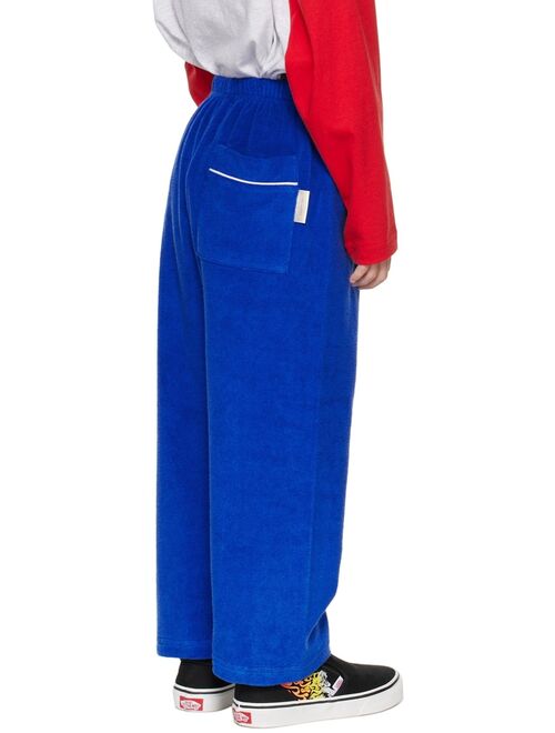 LUCKYTRY Kids Blue Terry Lounge Pants
