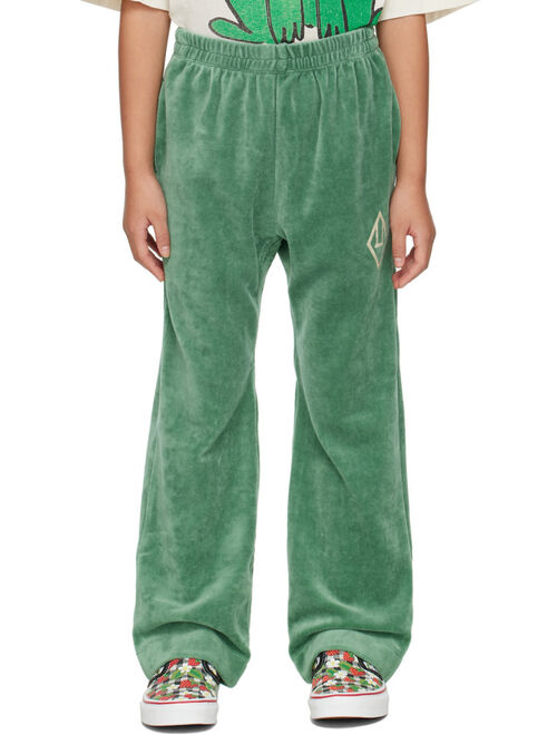 THE ANIMALS OBSERVATORY Kids Green Camaleon Lounge Pants