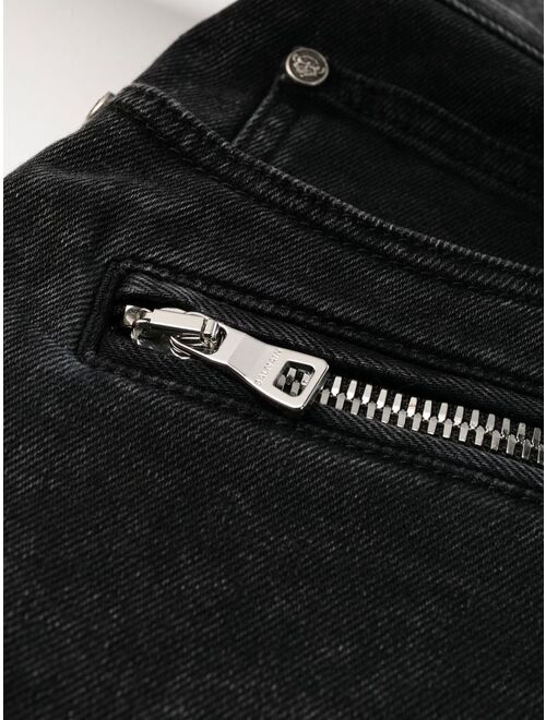 Balmain logo-patch denim jeans