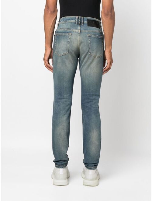 Balmain mid-rise tapered jeans