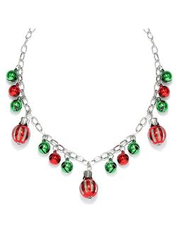 Sixexey Christmas Jingle Bell Necklaces Xmas Necklace Holiday Party Necklace Jewelry for Women