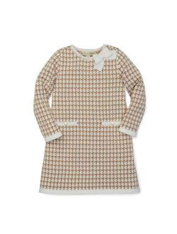 Girls' Bow Detail Sweater Dress, Toddler