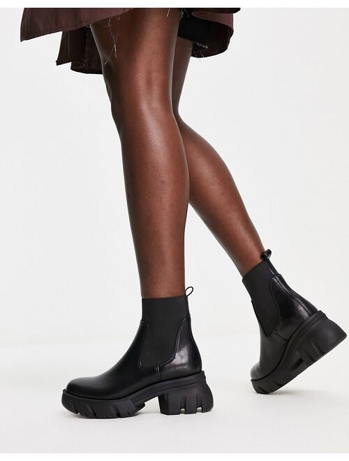 ASOS DESIGN Reed chunky chelsea boots in black