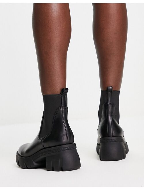ASOS DESIGN Reed chunky chelsea boots in black