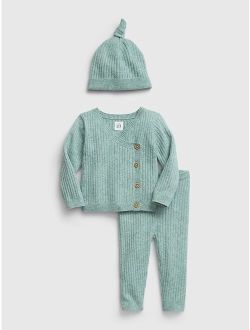 Baby Rib Sweater Outfit Set