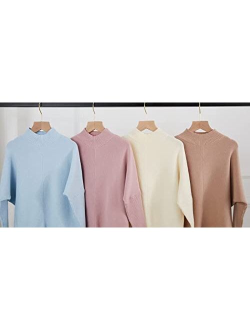 SySea Girls Pullover Sweaters Oversized Long Sleeve Turtleneck Knit Sweater Casual School Tops for 5-14 Years