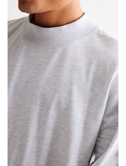 Urban outfitters Standard Cloth Shortstop Pique Mock Neck Tee