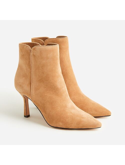 J.Crew Pointed-toe ankle boots in suede